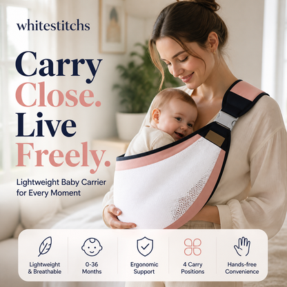 🎁2026 Sale-50% Off👶4-in-1 Breathable Baby Carrier – 0-36 Months, Front/Back/Facing In/Out – Hands-Free Comfort for Parent & Baby! ✨