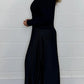 💝Women’s Stylish and Elegant Round-neck Pleated Dress