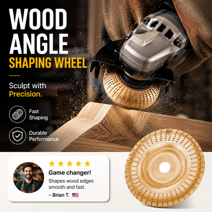 🔥LIMITED‑TIME 50% OFF! ⚙️ Wood Angle Shaping Wheel – Sharp, Wear‑Resistant ✨
