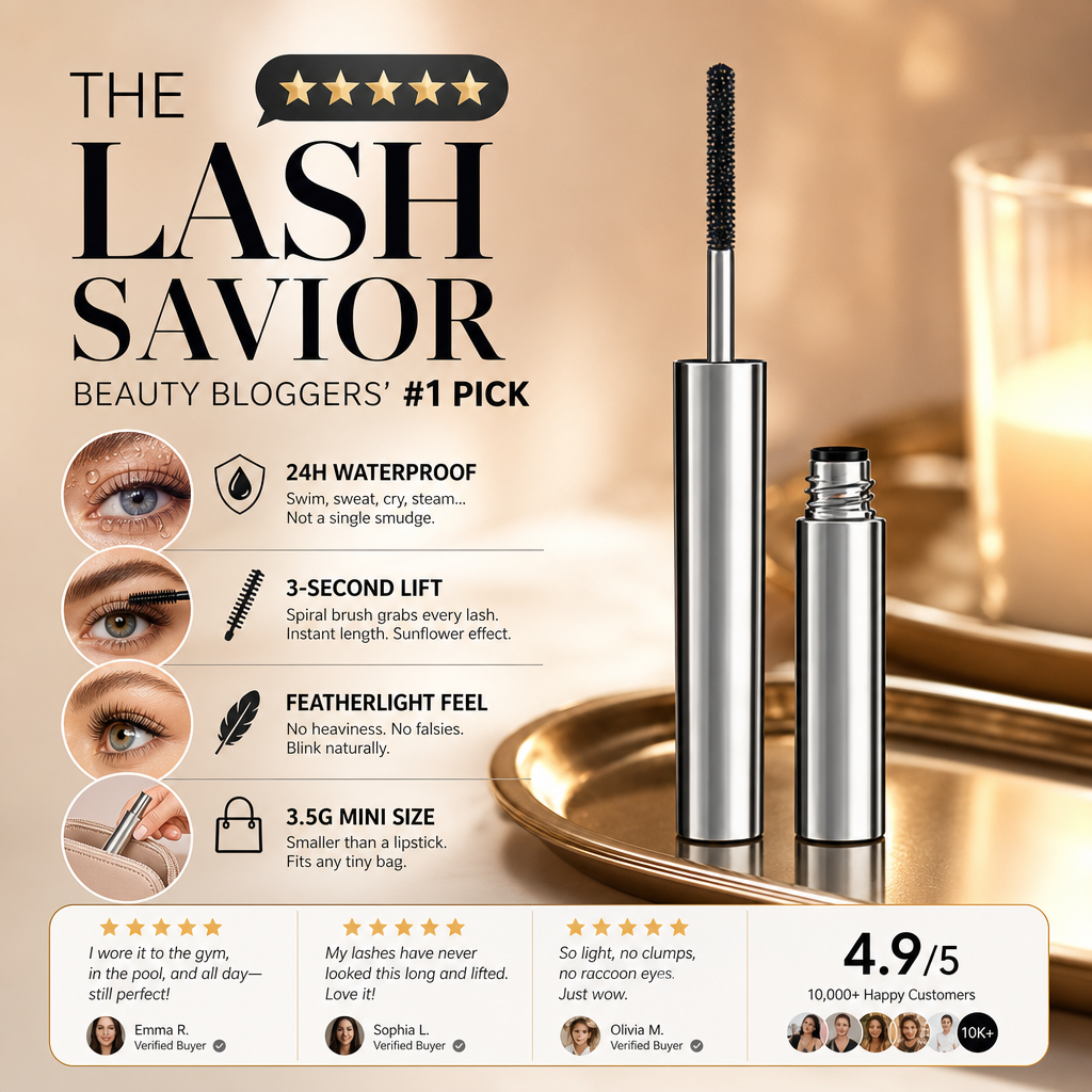 ⏳Time-Limited Special⏰Waterproof Curling & Lengthening Mascara ✨