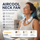 ¡OFERTA ESPECIAL 2026!🔥¡Más de 50.000 unidades vendidas! Ventilador de cuello con aire acondicionado: ultrasilencioso, rotación de 360°, 3 velocidades. Refrigeración manos libres, batería de larga duración. ¡Imprescindible para el verano!