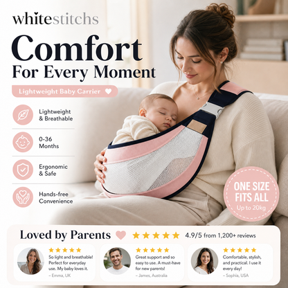 🎁2026 Sale-50% Off👶4-in-1 Breathable Baby Carrier – 0-36 Months, Front/Back/Facing In/Out – Hands-Free Comfort for Parent & Baby! ✨