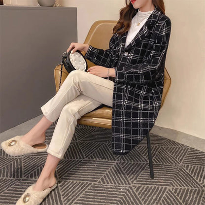 🌷Limited Time 56% OFF💞[Winter Gift] Faux Woolen Mid Length Coat