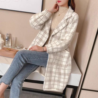 🌷Limited Time 56% OFF💞[Winter Gift] Faux Woolen Mid Length Coat