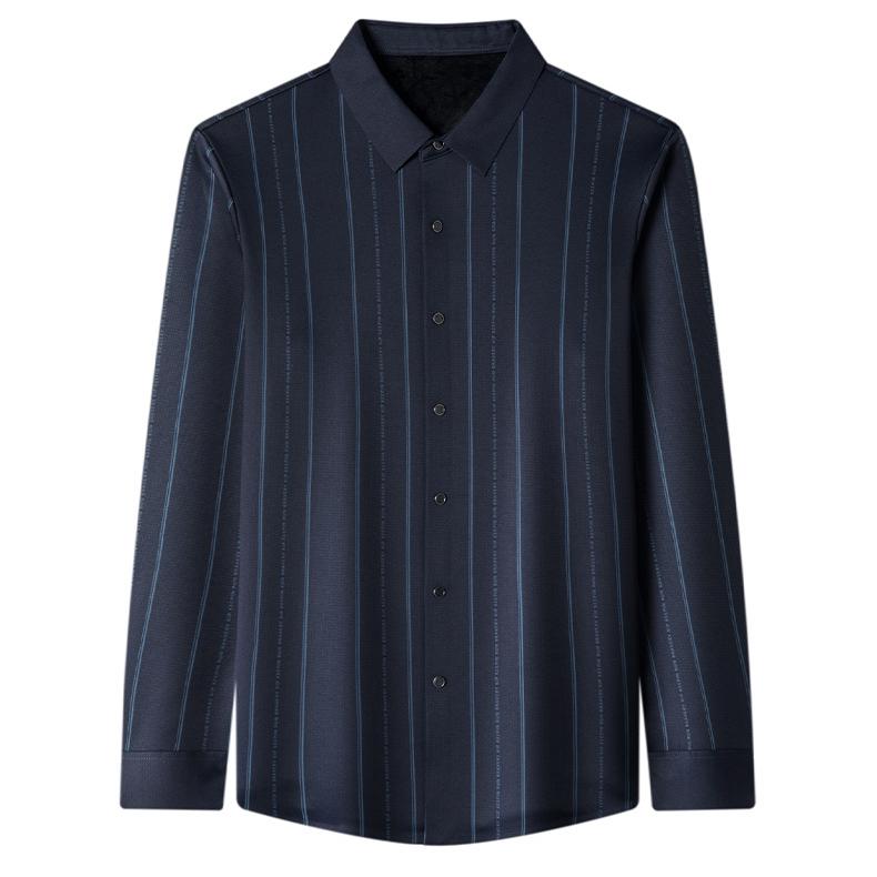 🔥Men's Winter Padded Stretch Wrinkle-Free  Shirt（40% OFF）