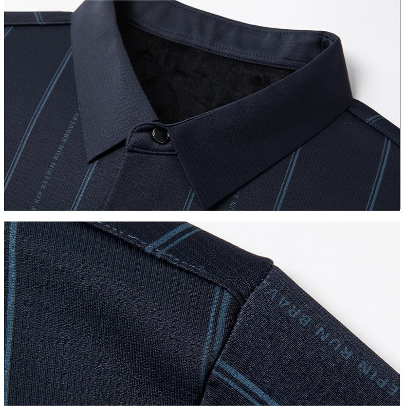 🔥Men's Winter Padded Stretch Wrinkle-Free  Shirt（40% OFF）