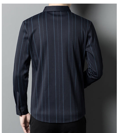 🔥Men's Winter Padded Stretch Wrinkle-Free  Shirt（40% OFF）