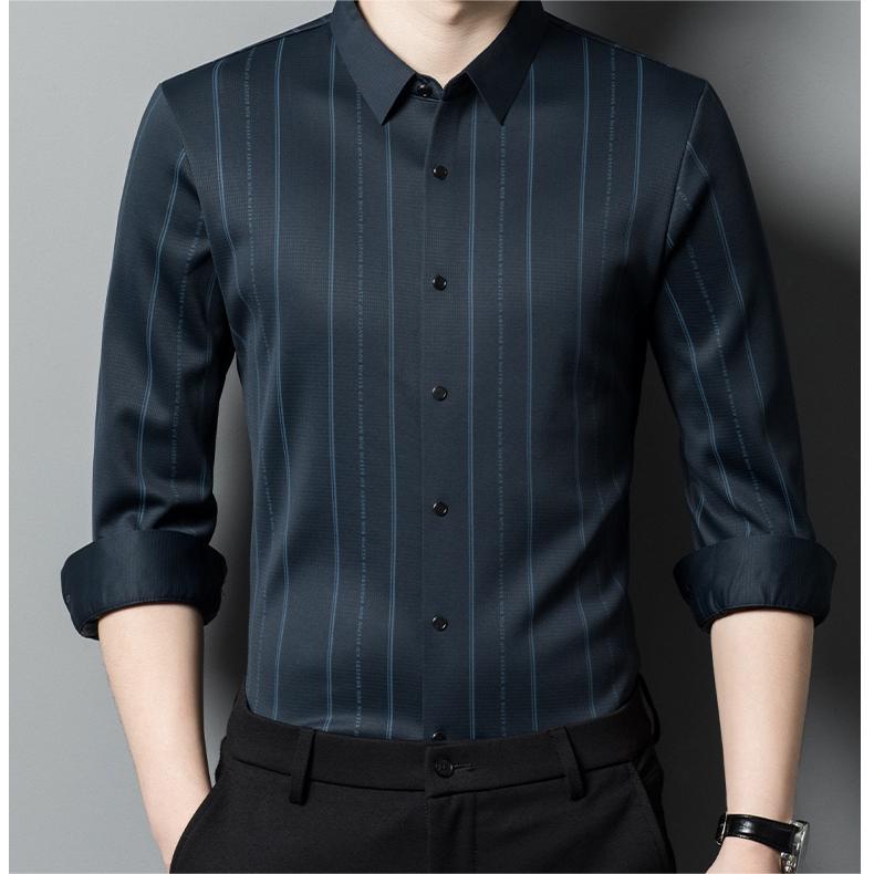 🔥Men's Winter Padded Stretch Wrinkle-Free  Shirt（40% OFF）
