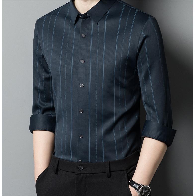 🔥Men's Winter Padded Stretch Wrinkle-Free  Shirt（40% OFF）
