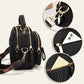 👜 New Arrival-✨Classic Multifunctional Compartments Adjustable Wide Shoulder Strap PU Leather Crossbody Bag