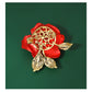 🎄【Christmas Carnival】🎁✨High-Quality Enameled Rose Brooch