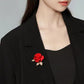 🎄【Christmas Carnival】🎁✨High-Quality Enameled Rose Brooch