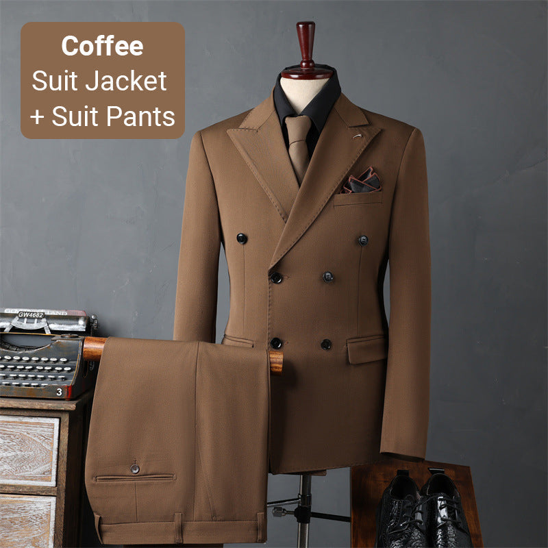 🎁Men’s Slim Fit Formal Suit-Elegant and slim fit - showcase men's confident charm!🎁