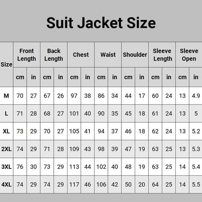 🎁Men’s Slim Fit Formal Suit-Elegant and slim fit - showcase men's confident charm!🎁
