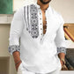 🎉Saldi imperdibili - 50% di sconto🎉Camicia casual a maniche lunghe con colletto alla coreana per uomo