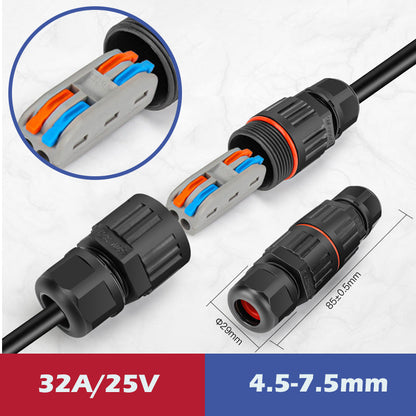 ⚡Connecteur de fil électrique extérieur étanche