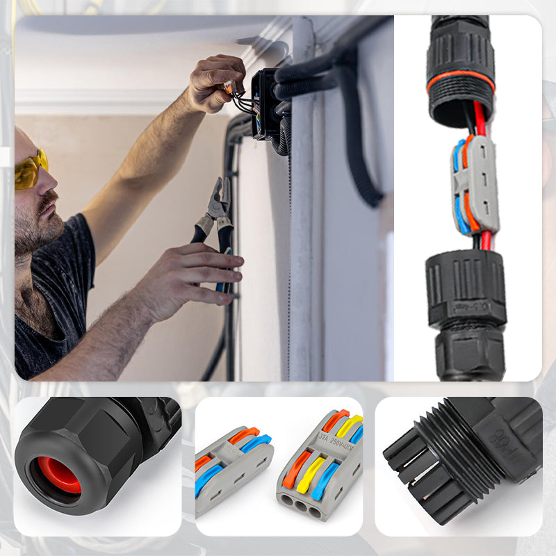 ⚡Connecteur de fil électrique extérieur étanche