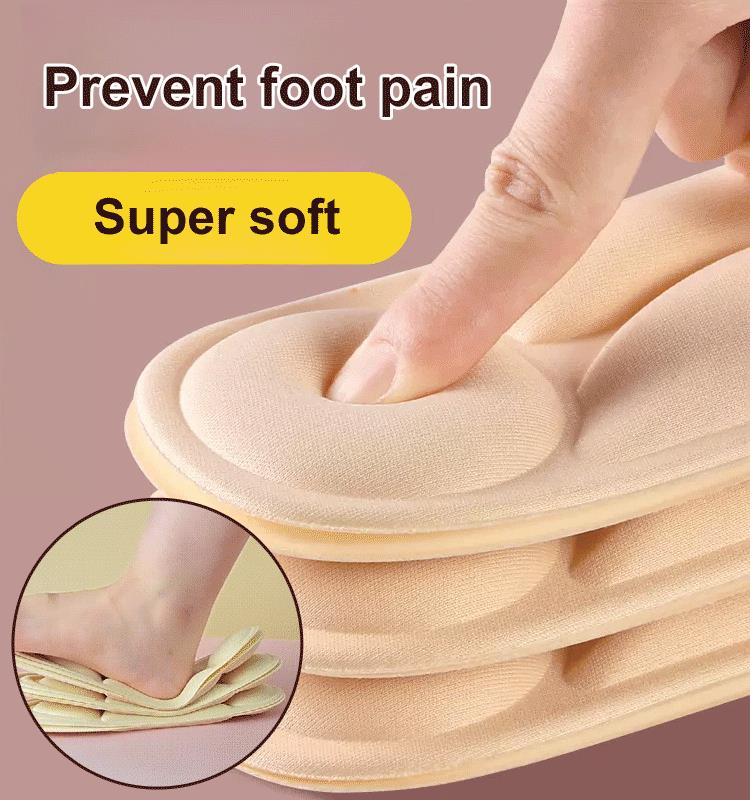✨New Arrival✨5D Shit Stepping Feeling Long Standing Super Soft Thickened Breathable Insole