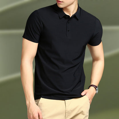 🎁 New Product Launch With High Quality⚡Men's Summer Cool Lapel T-Shirt👕