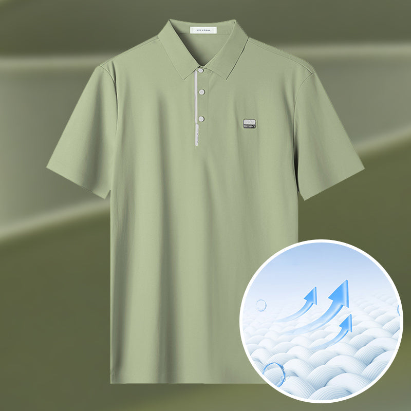 🎁 New Product Launch With High Quality⚡Men's Summer Cool Lapel T-Shirt👕