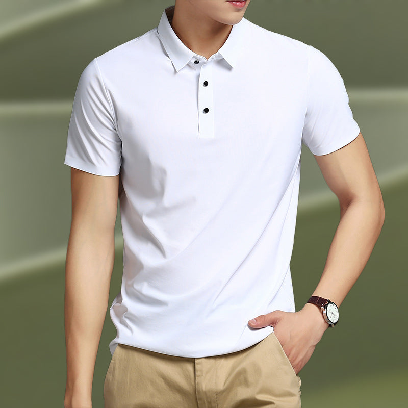 🎁 New Product Launch With High Quality⚡Men's Summer Cool Lapel T-Shirt👕