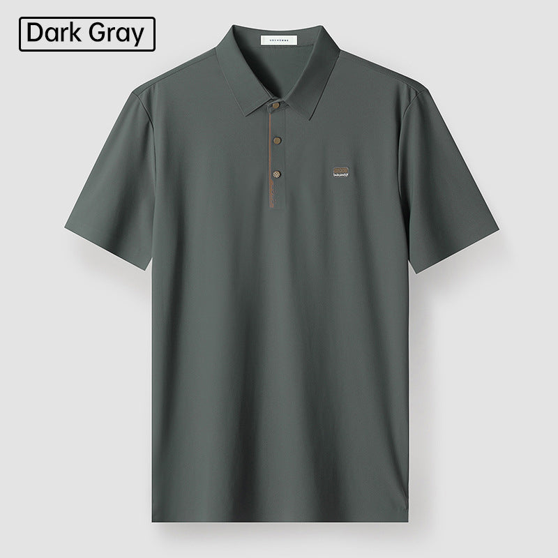 🎁 New Product Launch With High Quality⚡Men's Summer Cool Lapel T-Shirt👕