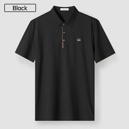 🎁 New Product Launch With High Quality⚡Men's Summer Cool Lapel T-Shirt👕