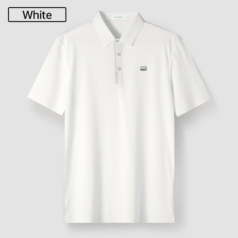 🎁 New Product Launch With High Quality⚡Men's Summer Cool Lapel T-Shirt👕