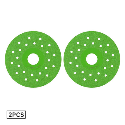 🥳2026 HOT SALE🥳💞50K+ SOLD!💎🛡️ BUY 1 GET 1 FREE! 100mm Diamond Cutting & Grinding Disc – Cuts tile, marble, glass & more. Precision brazed, heat‑dissipating holes. No chips, no cracks! 🛠️✨