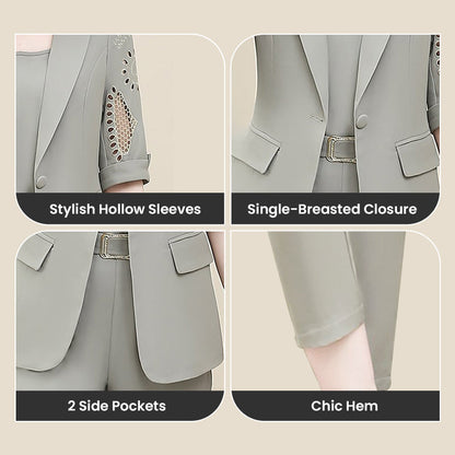 🔥Hot Sales - 49% OFF🔥Women's 3-Piece Casual Blazer Set