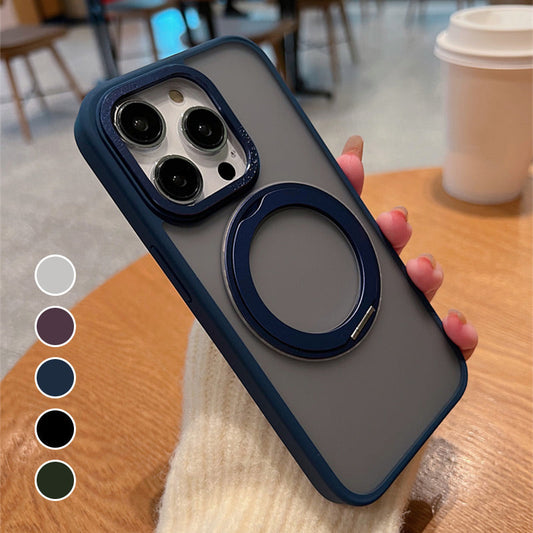 hone Case with Magnetic Ring Stand for iPhone Series