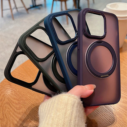 hone Case with Magnetic Ring Stand for iPhone Series