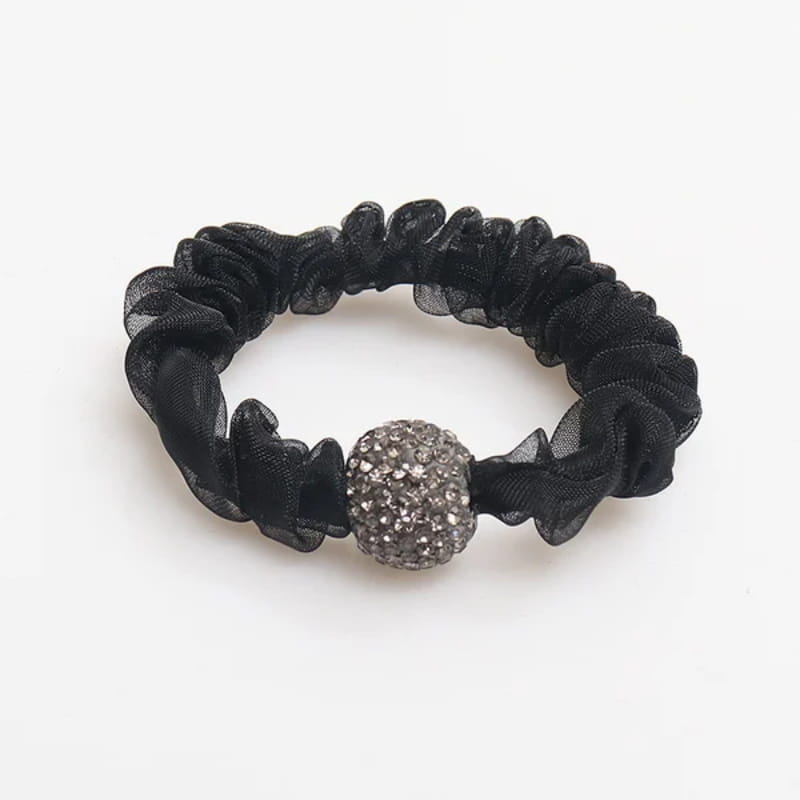 💥Buy 2 Sets, Get 1 Set FREE! 💕Elegant Rhinestone Mesh Hair Ties ✨