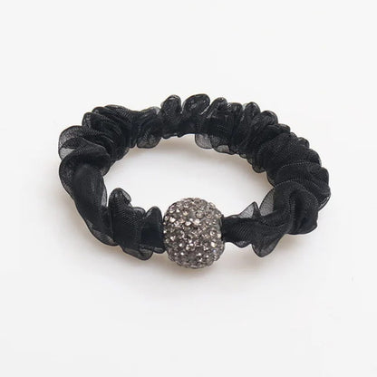💥Buy 2 Sets, Get 1 Set FREE! 💕Elegant Rhinestone Mesh Hair Ties ✨