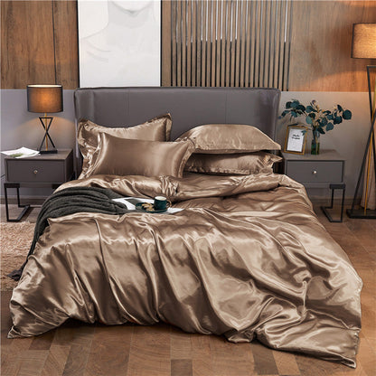 ✅Free Shipping✈️Luxury Pure Mulberry Silk Bedding Four Piece Set