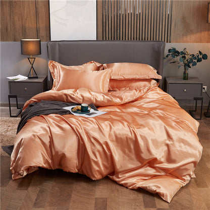 ✅Free Shipping✈️Luxury Pure Mulberry Silk Bedding Four Piece Set