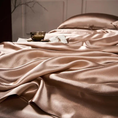 ✅Free Shipping✈️Luxury Pure Mulberry Silk Bedding Four Piece Set