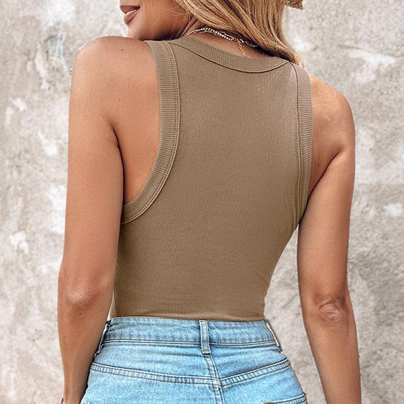 💖LAST DAY SPECIAL SALE 50% OFF🍃💖Women's Ribbed Stretchy Tank Top with Built-in Bra