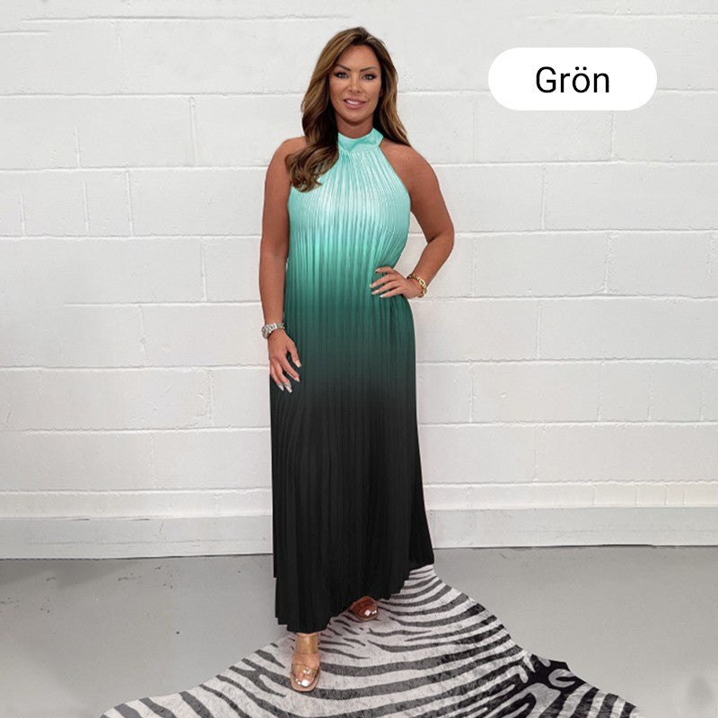 💃 Hot Sale 62% off- Gradient Pleated Sleeveless Dress💖