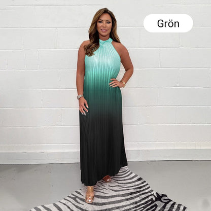 💃 Hot Sale 62% off- Gradient Pleated Sleeveless Dress💖