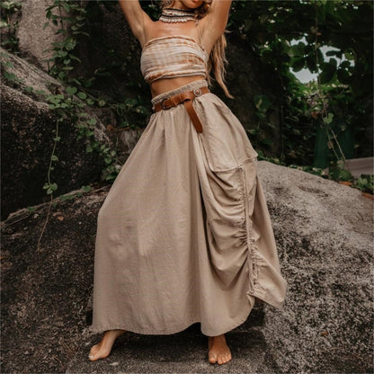 Hot Sale 60% OFF💃Women's Casual Skirt with Side Drawstrings