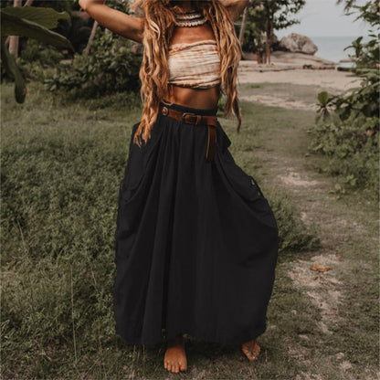 Hot Sale 60% OFF💃Women's Casual Skirt with Side Drawstrings