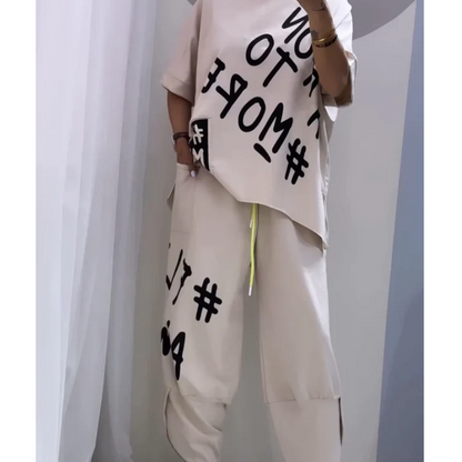 ✨New Arrival✨Women’s Casual Loose Fit Two-Piece T-Shirt & Pants Set