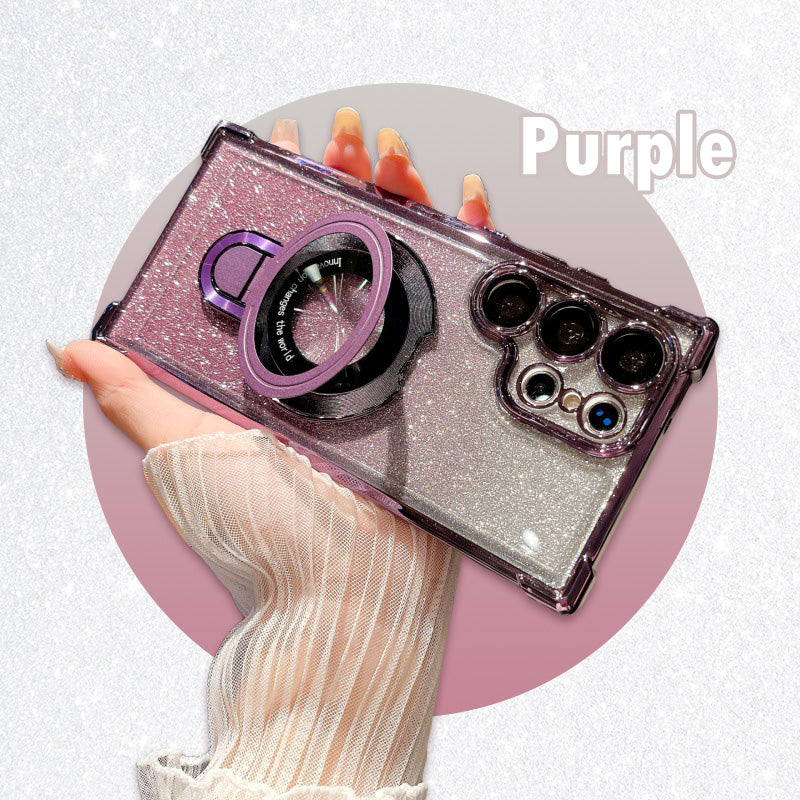 Magnetic Glitter Phone Case For Samsung