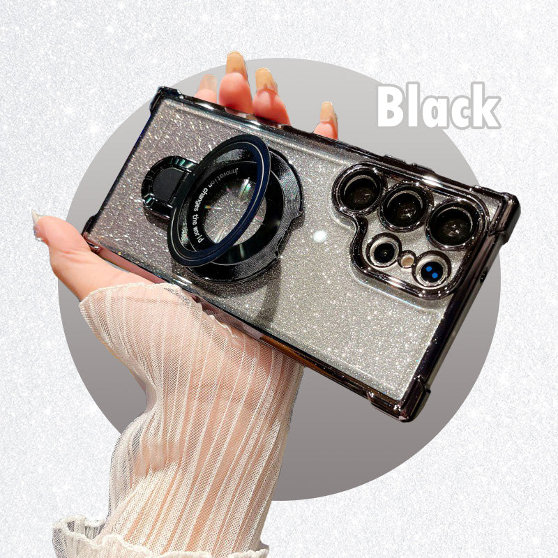 Magnetic Glitter Phone Case For Samsung