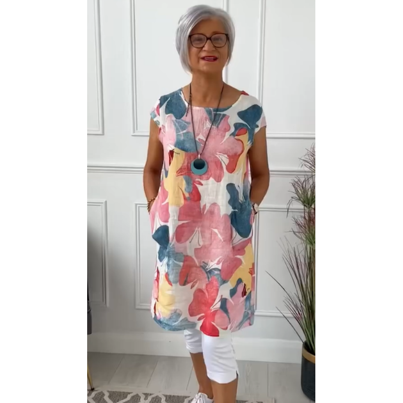 🌷Limited Time Offer 49% OFF💞Loose Knee-Length Dress with Butterfly Print