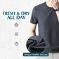🔥Summer clearance promotion 🔥 Breathable solid color short sleeved waffle T-shirt