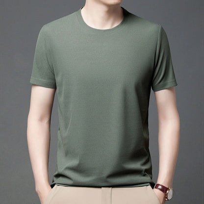 🔥Summer clearance promotion 🔥 Breathable solid color short sleeved waffle T-shirt