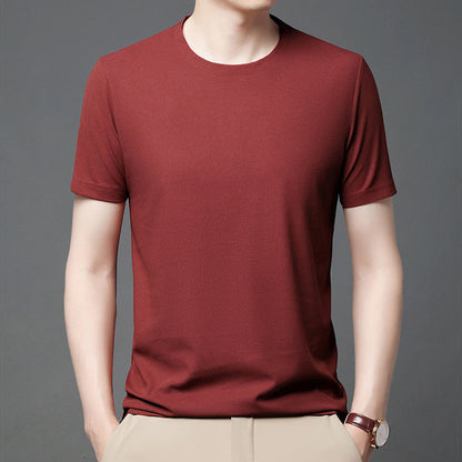 🔥Summer clearance promotion 🔥 Breathable solid color short sleeved waffle T-shirt