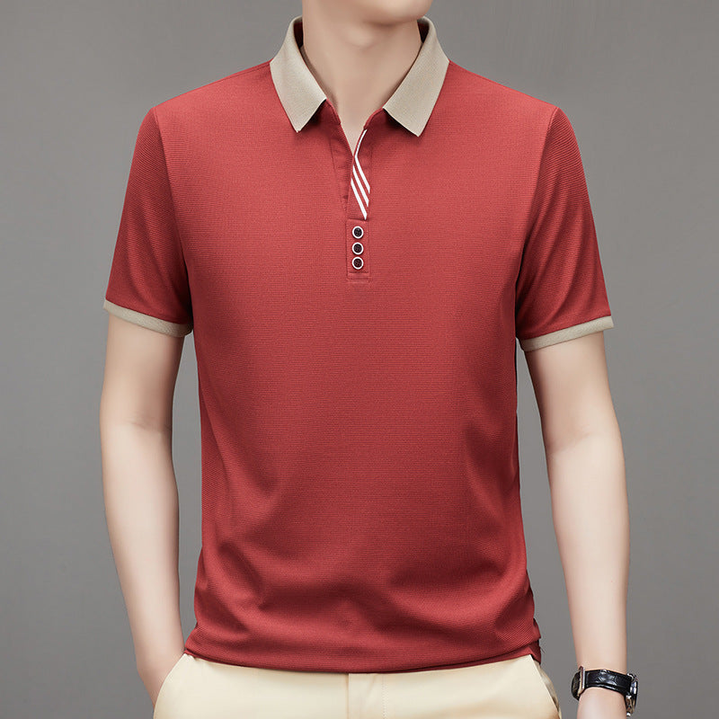 ✨New Arrival✨ Men's striped jacquard waffle short-sleeved T-shirt